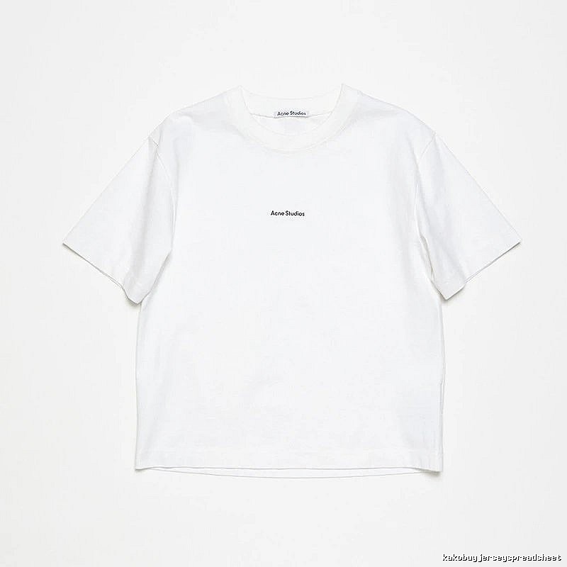 Acne Studios 2090-80 White Style Ac908042 Stockholm Logo T-Shirt Statement Graphic