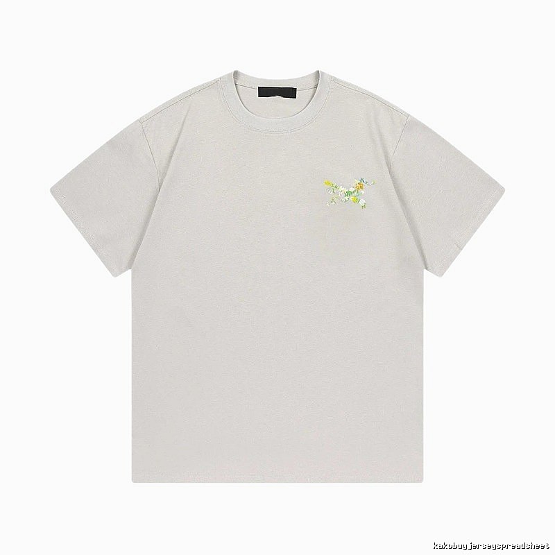 Arc'teryx Casual Light Grey Floral Short-sleeve T-shirt