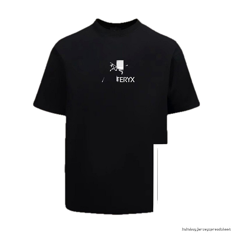 Arc'teryx Printed Street Style Black Short-sleeve T-shirt