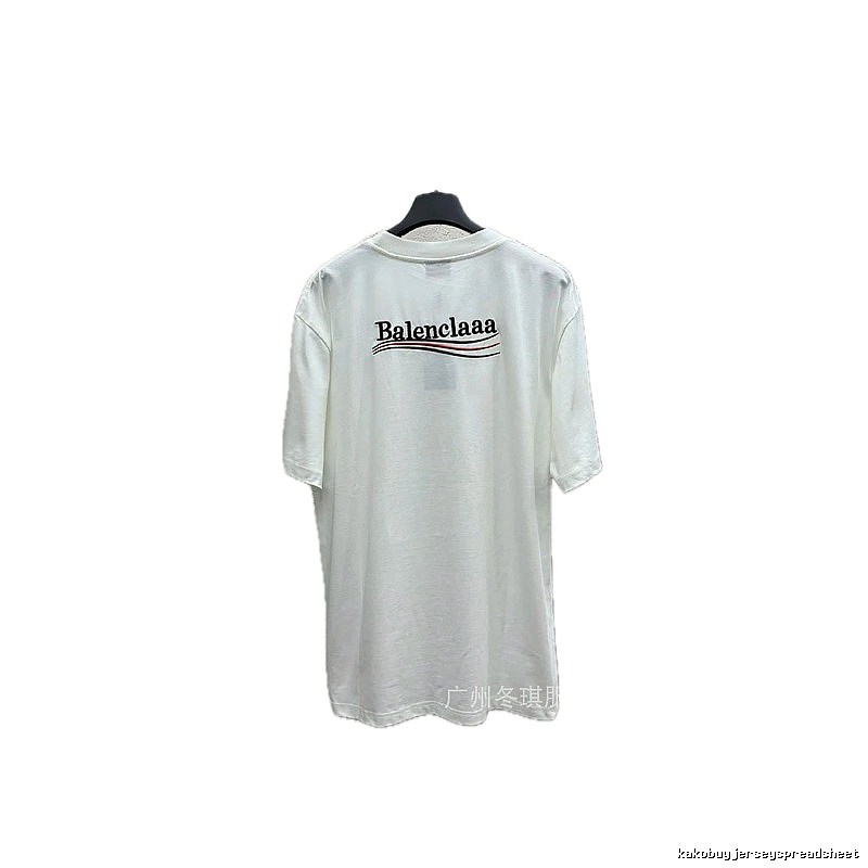 Balenciaga minimalist style white T-shirt