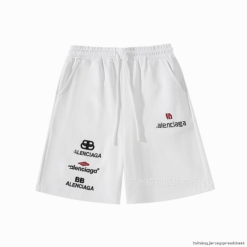Balenciaga trendy white shorts