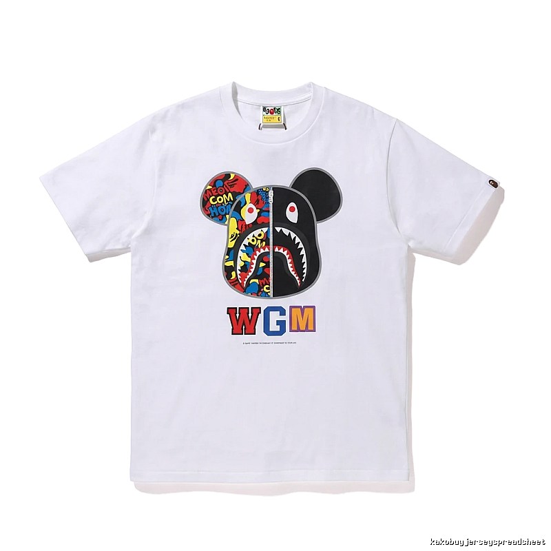 Bape Mickey Mouse Co-branded White T-shirt