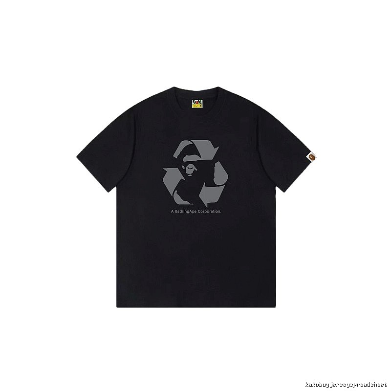 Bape Recycling Series Black Short Sleeve