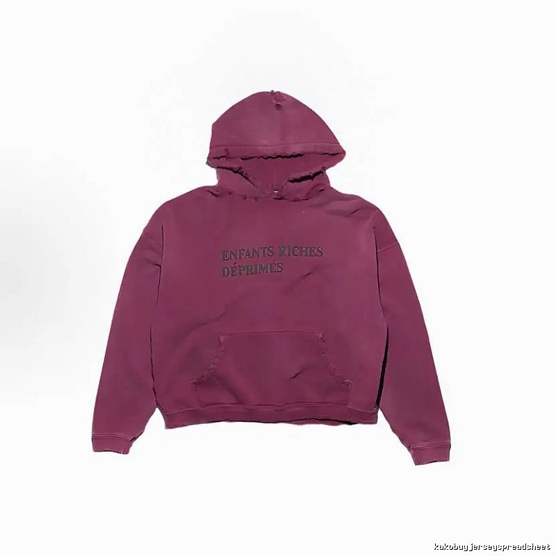 Burgundy Red Graphic Zip Hoodie Logo Detail