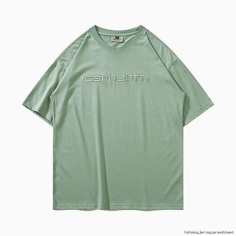 Carhartt Travel Logo T-shirt Light Blue Subtle with Modern Look