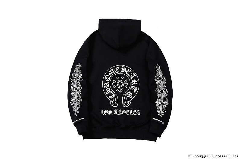 Chrome Hearts Travel Cross graphic hoodie Black Blue Cross with Modern Look