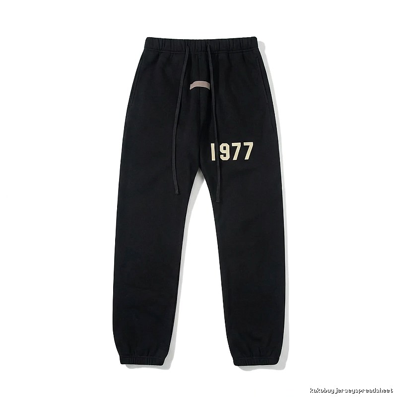 ESSENTIALS 1977 Wind Black Sweatpants