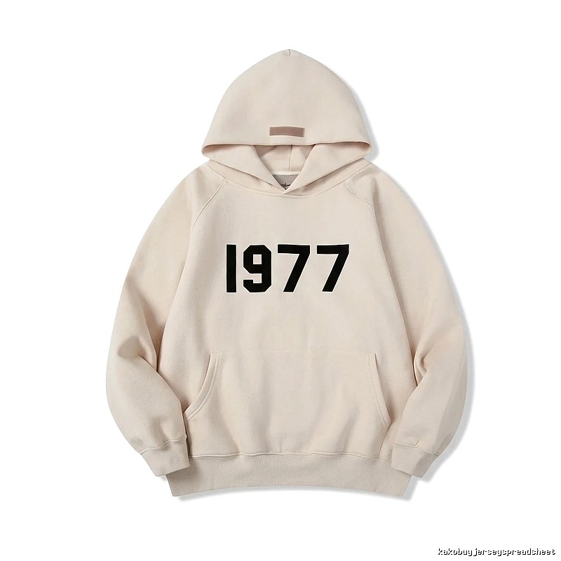 ESSENTIALS minimalist style off-white sweatshirt