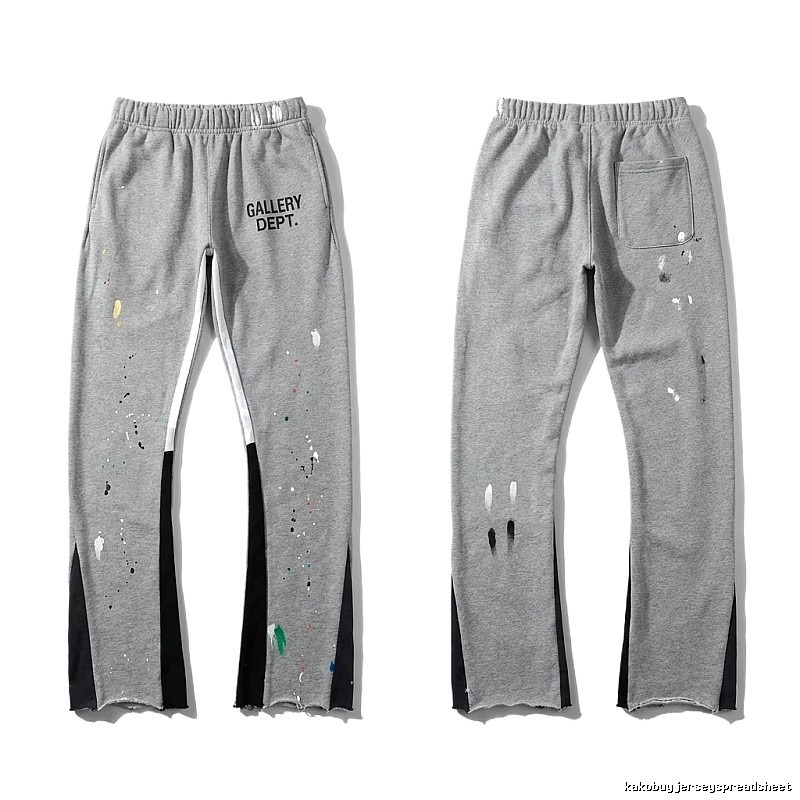 Gallery Dept. Graffiti Street Style Grey Pants
