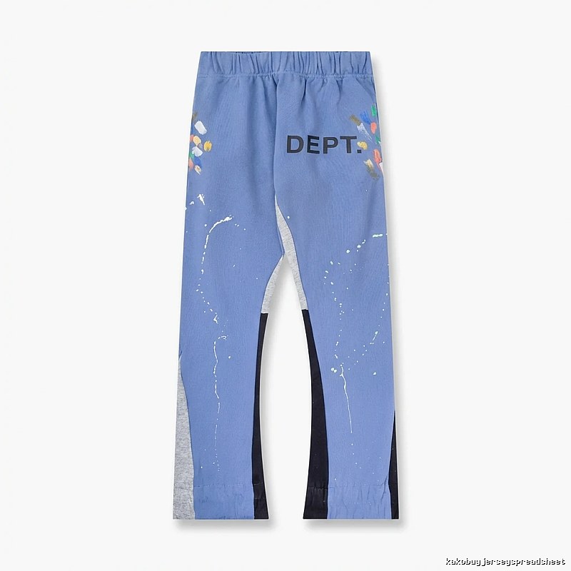 Gallery Dept Graffiti Style Blue Trousers