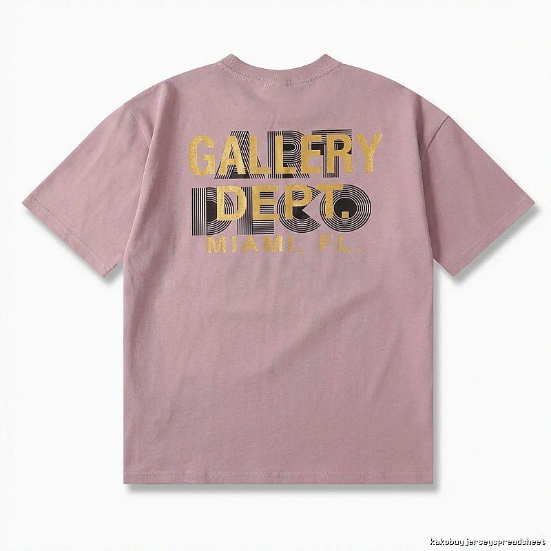 Gallery Dept Simple Style Pink T-shirt