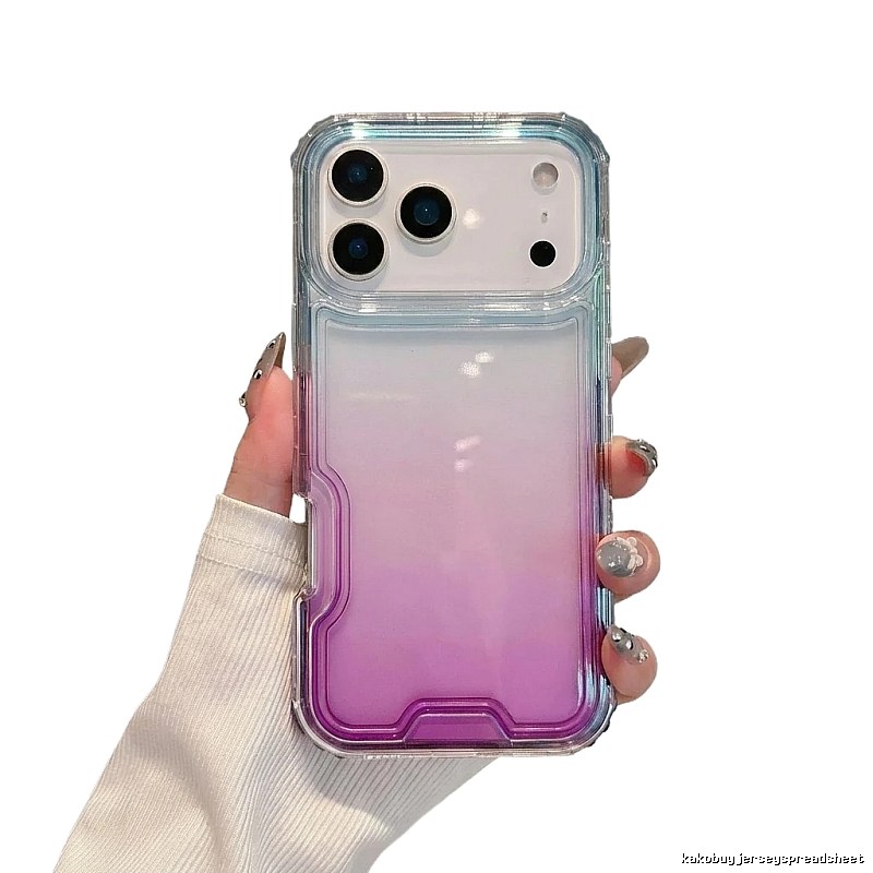 Gradient transparent iPhone case