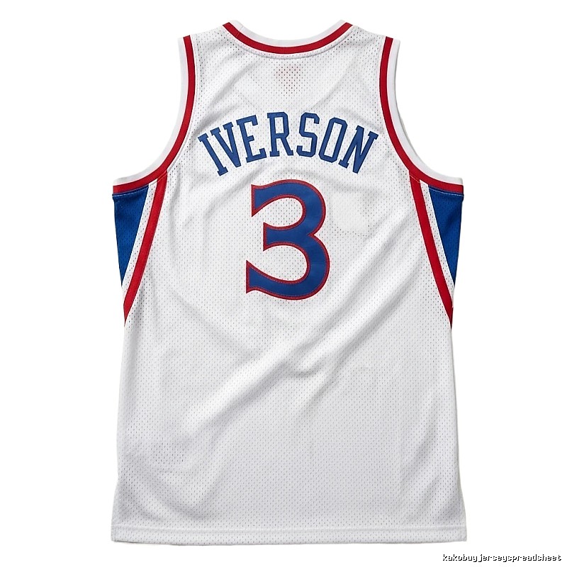 Iverson No. 3 retro-style jersey