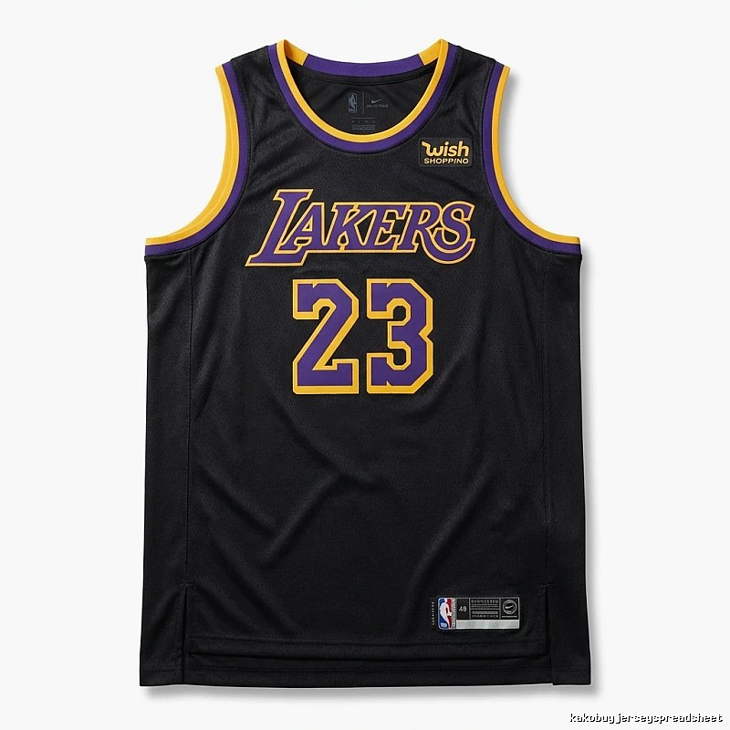LBJ Lakers retro-style jersey