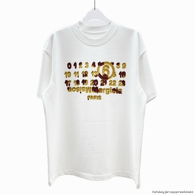 Maison Margiela Number Series High-Street White T-Shirt