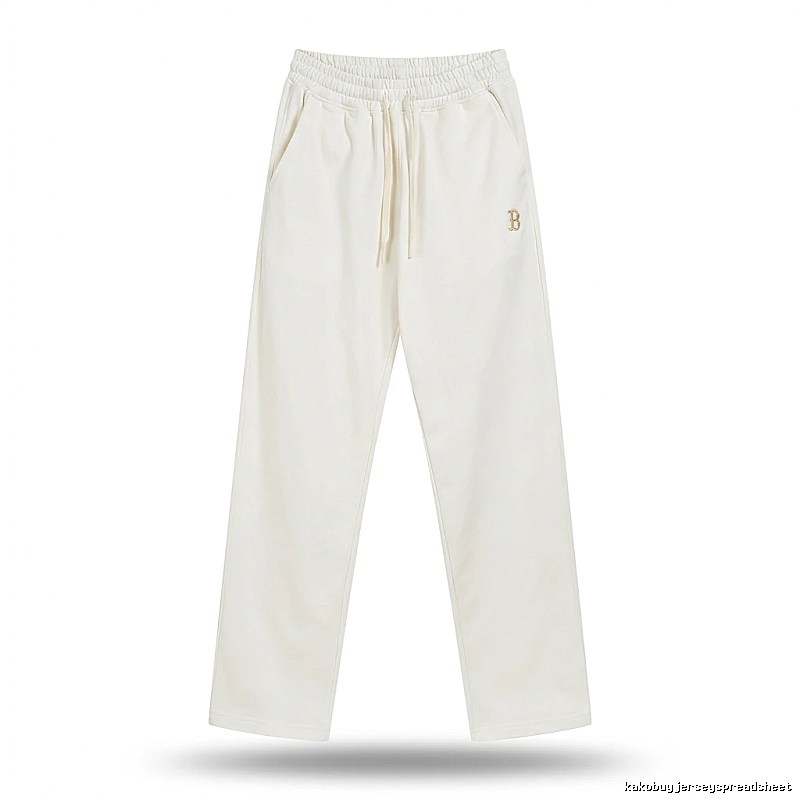 MLB casual style white sweatpants