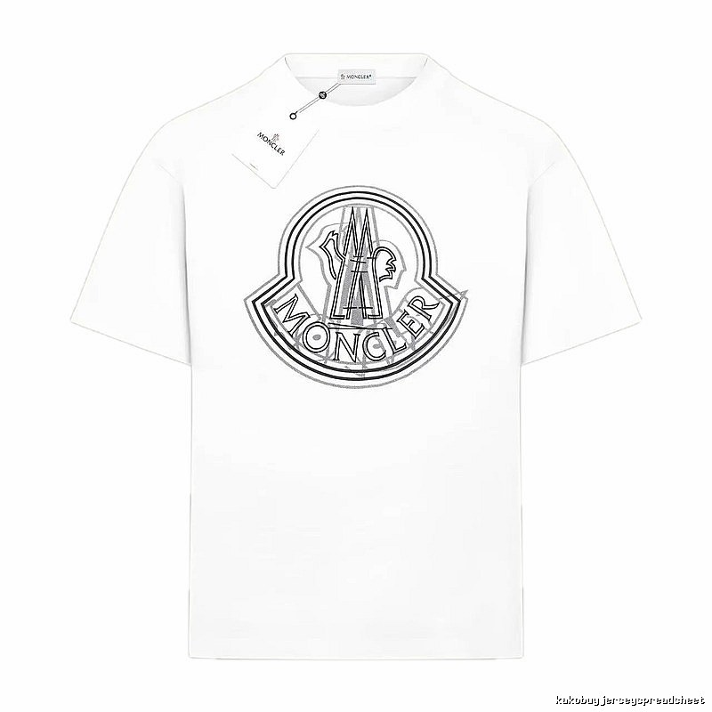 Moncler classic and simple style white T-shirt