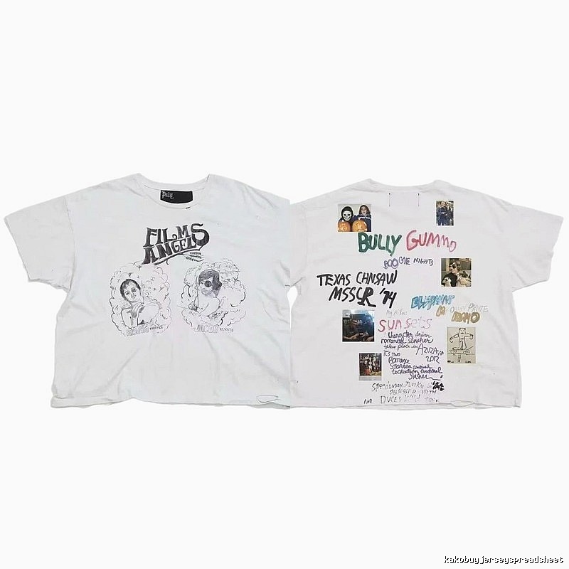 Paly Hollywood Graffiti Street Style White T-Shirt