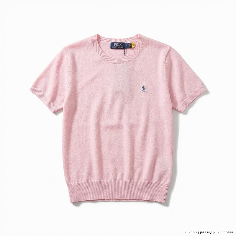 Ralph Lauren Polo pink trendy brand short-sleeve shirt