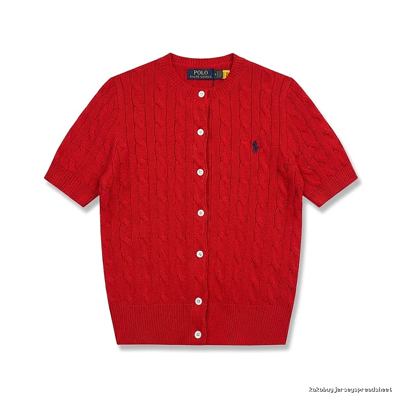 Ralph Lauren Polo red knitted cardigan