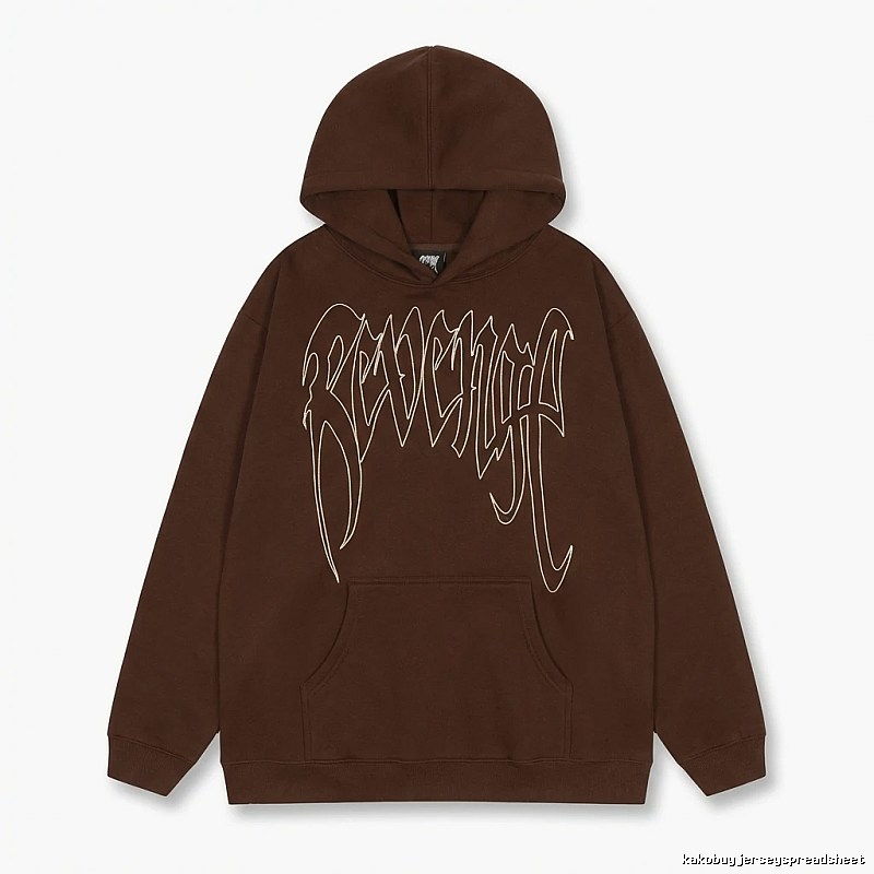 Revenge Gothic Style Dark Coffee Hoodie