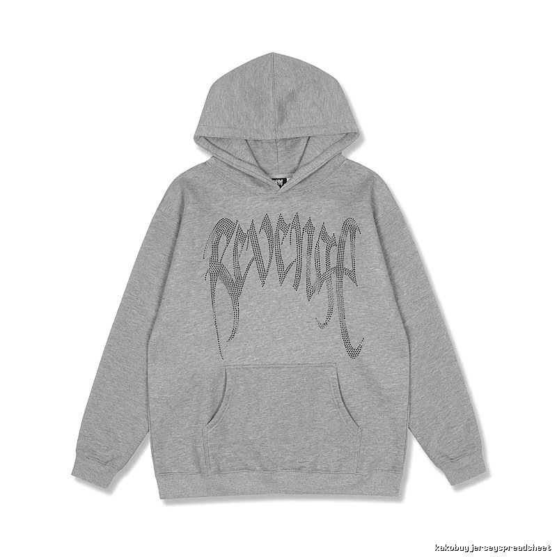Revenge trendy and cool style grey hoodie
