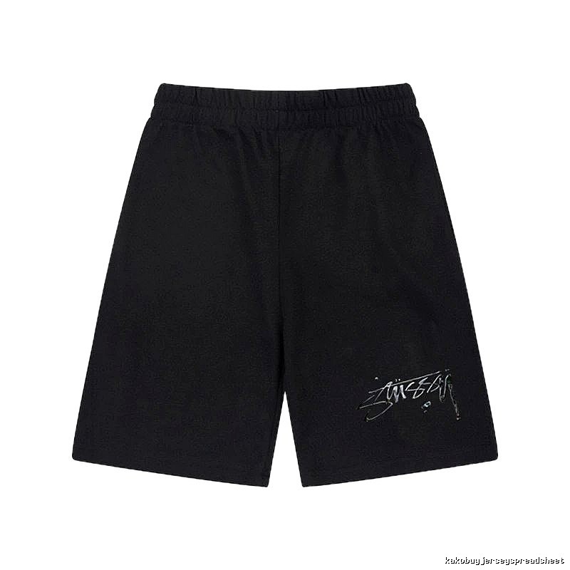 Stussy Basic Style Trendy Black Shorts