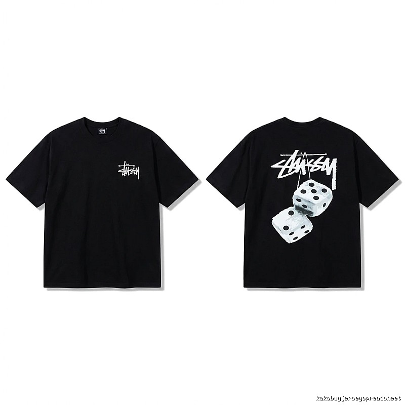 Stussy Dice Style Black T-shirt