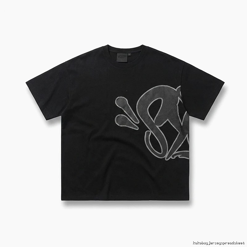 SynaWorld Trendy Black T-shirt
