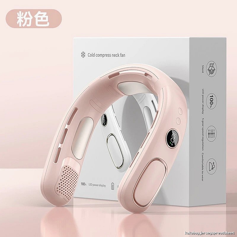 Travel Neck Fan 4000mah Pink