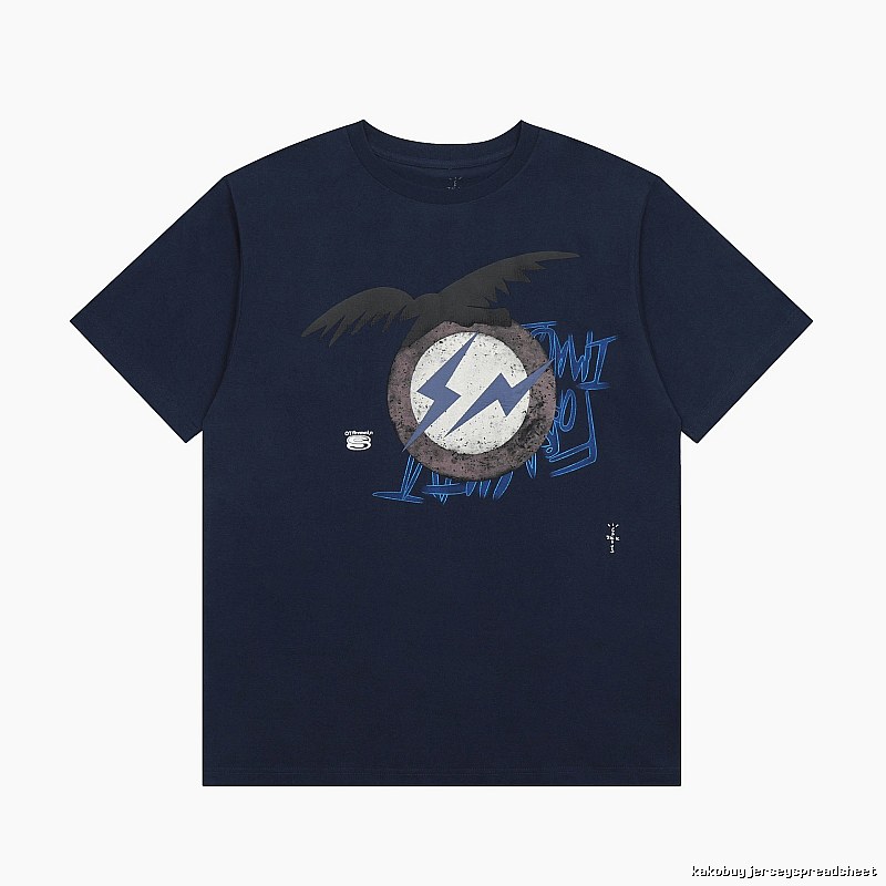 Travis Scott Compact Graphic T-shirt Brown Travis Scott for Smart Casual Looks
