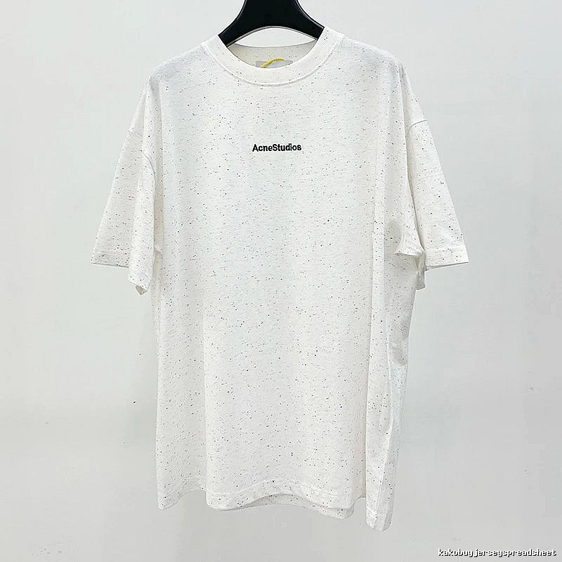 Acne Studios 2090-80 White Style Ac908054 Stockholm Logo T-Shirt Campus Look
