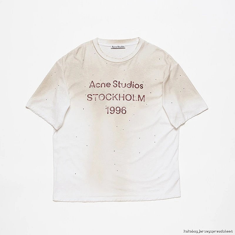 Acne Studios 2090-80 White Style Ac908056 Stockholm Logo T-Shirt Layered Outfit