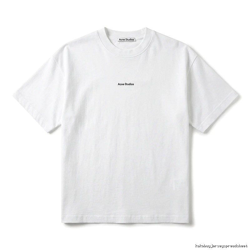 Acne Studios minimalist style white T-shirt