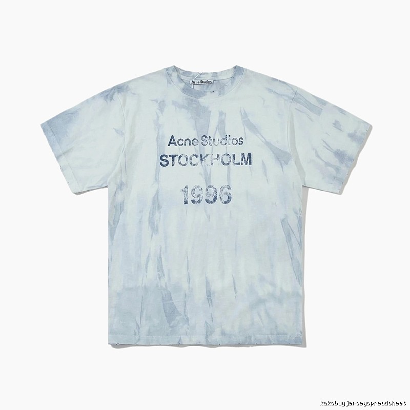 Acne Studios Tie - Dye Style White T - Shirt