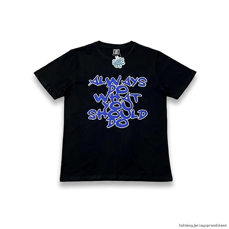ADWYSD Trendy Brand Graffiti Style Black T-shirt