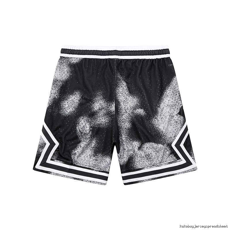 AJ Spray Painting Style Black Shorts