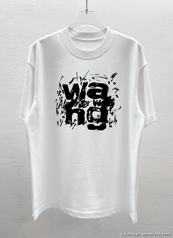 Alexander Wang Graffiti Street Style White T-Shirt