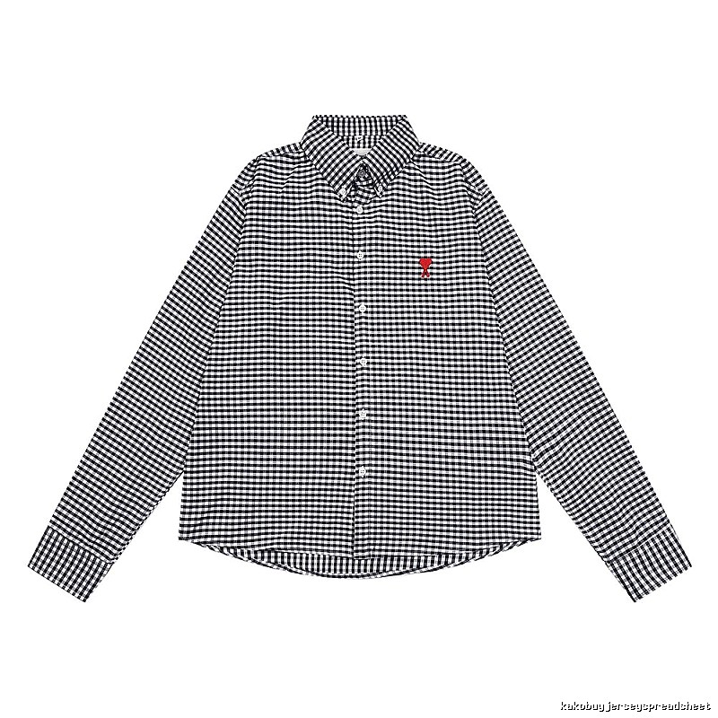 AMI Checkered Retro Style Shirt