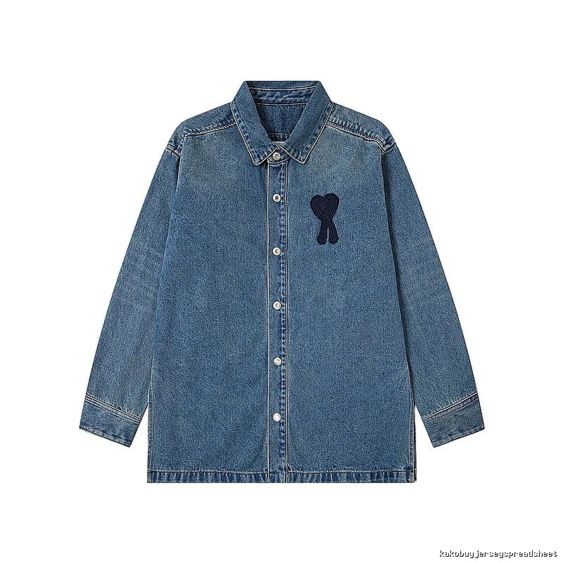 AMI Love Denim Shirt