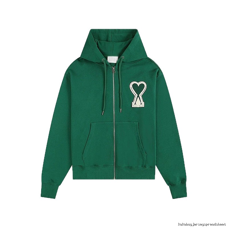 AMI Love Series Green Hoodie
