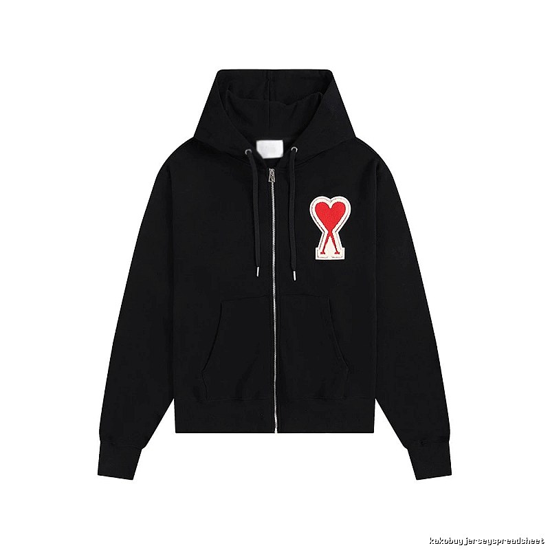 AMI Love Trendy and Cool Black Sweatshirt