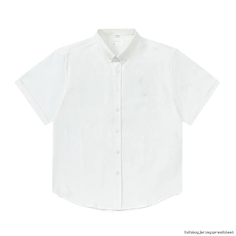 AMI Minimalist Style White Shirt