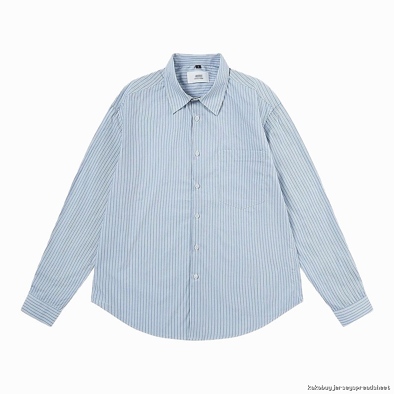 AMI Stripe Minimalist Style Shirt
