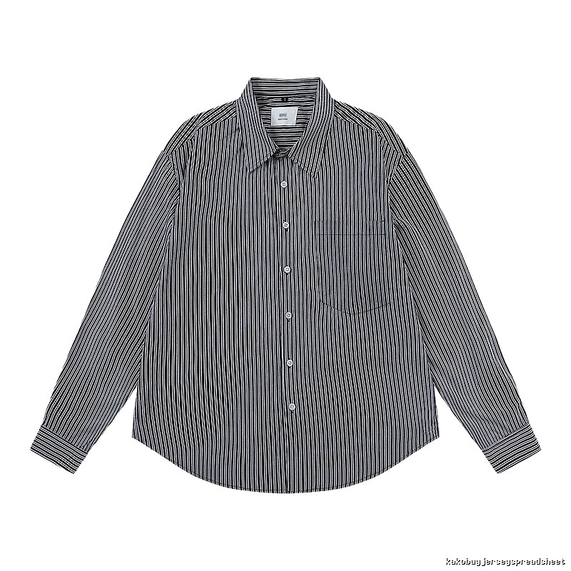 AMI Stripe Minimalist Style Shirt