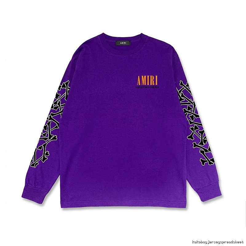 AMIRI dark style purple sweatshirt