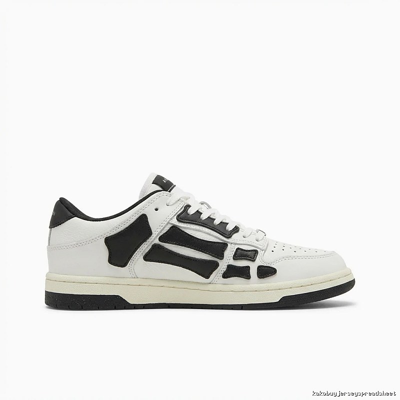 AMIRI deconstructed style black and white sneakers