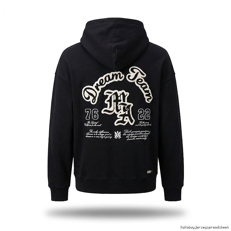 AMIRI Dream Team retro-style black sweatshirt