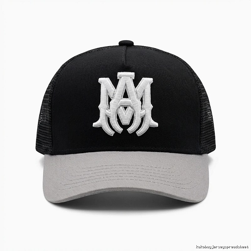 AMIRI Embroidered Trendy and Cool Black Hat