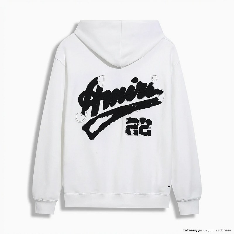 AMIRI Graffiti Style White Sweatshirt
